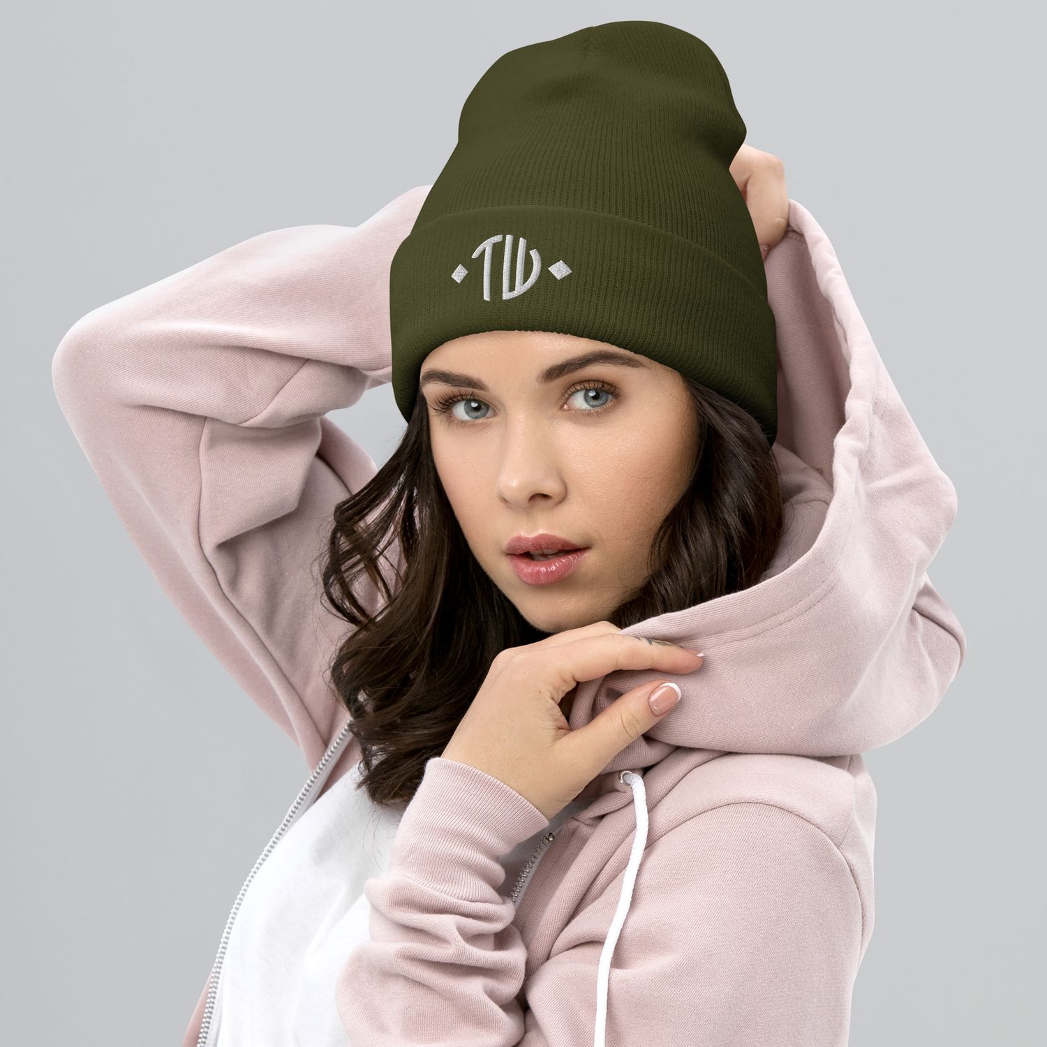 Umgeschlagene Beanie