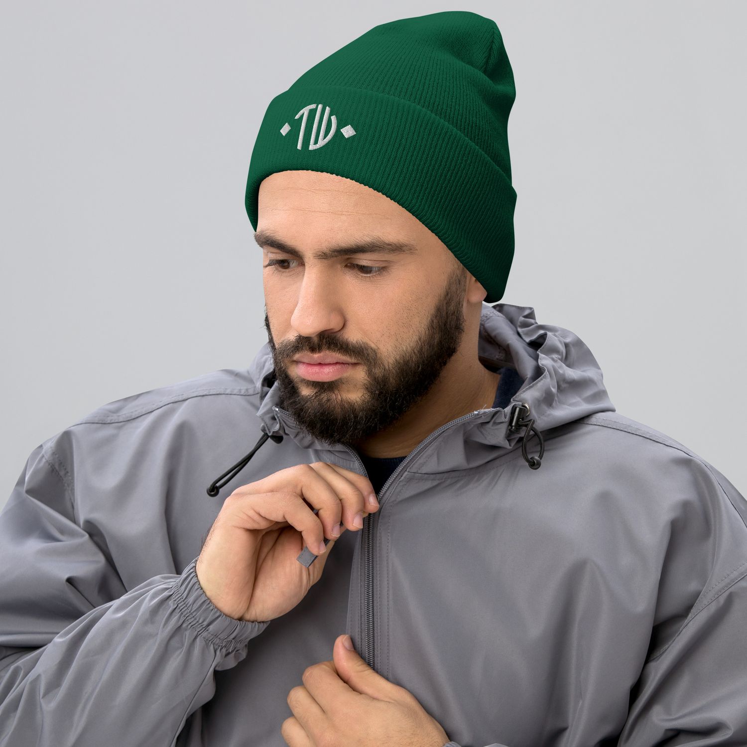 Umgeschlagene Beanie