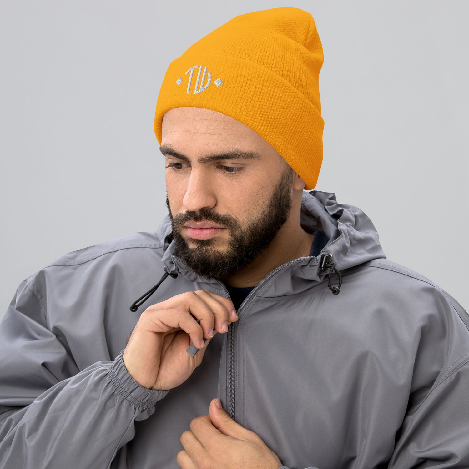 Umgeschlagene Beanie
