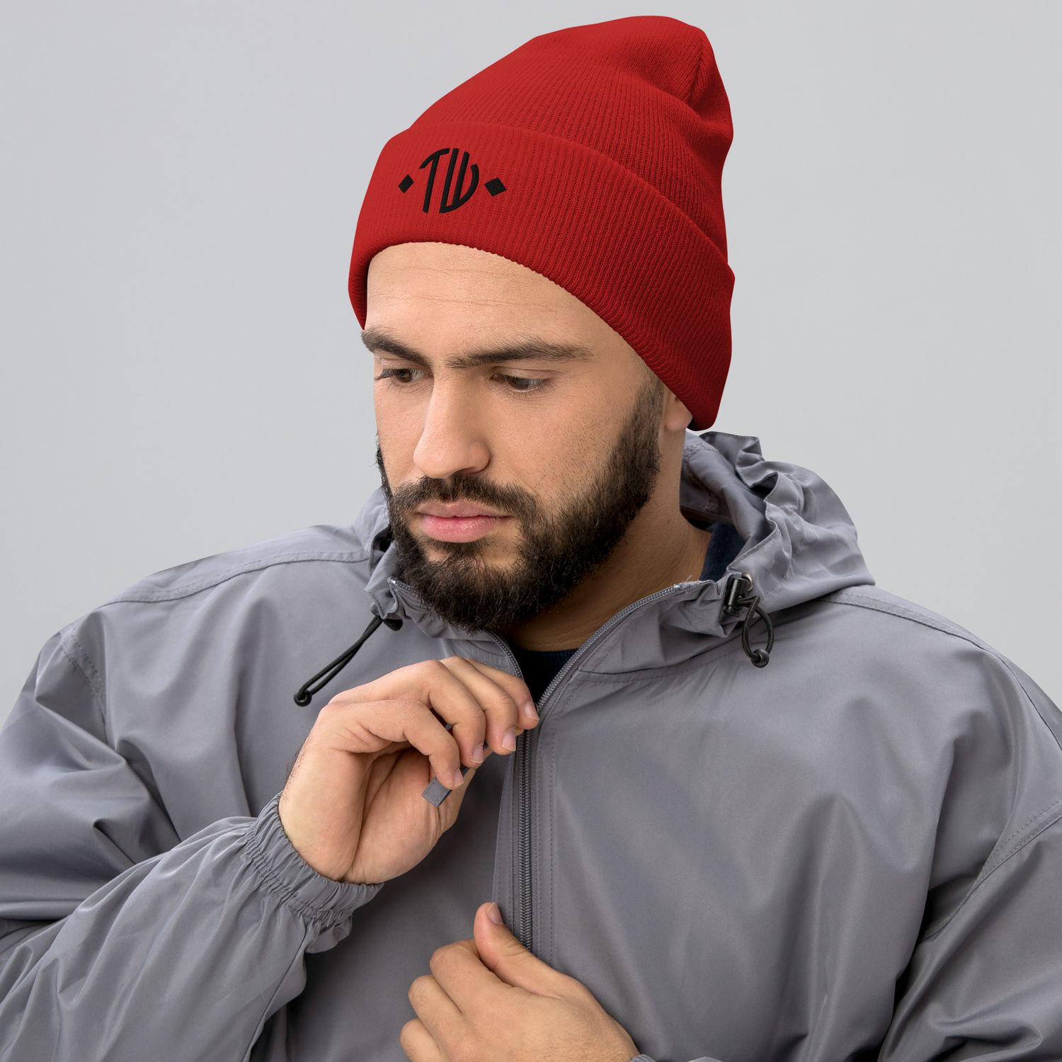 Umgeschlagene Beanie