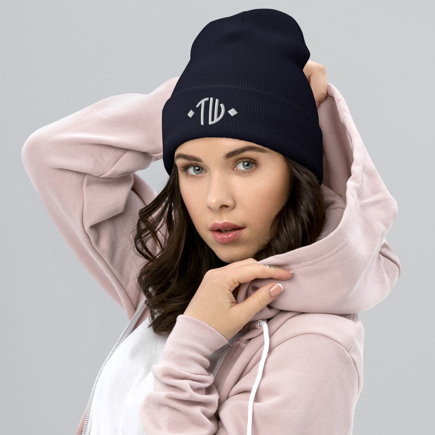 Umgeschlagene Beanie