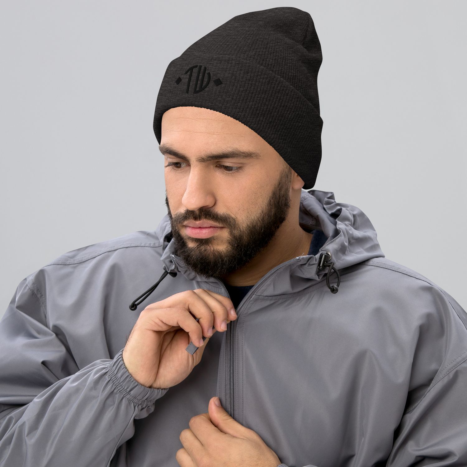 Umgeschlagene Beanie