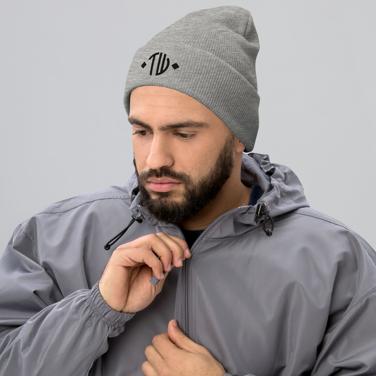 Umgeschlagene Beanie