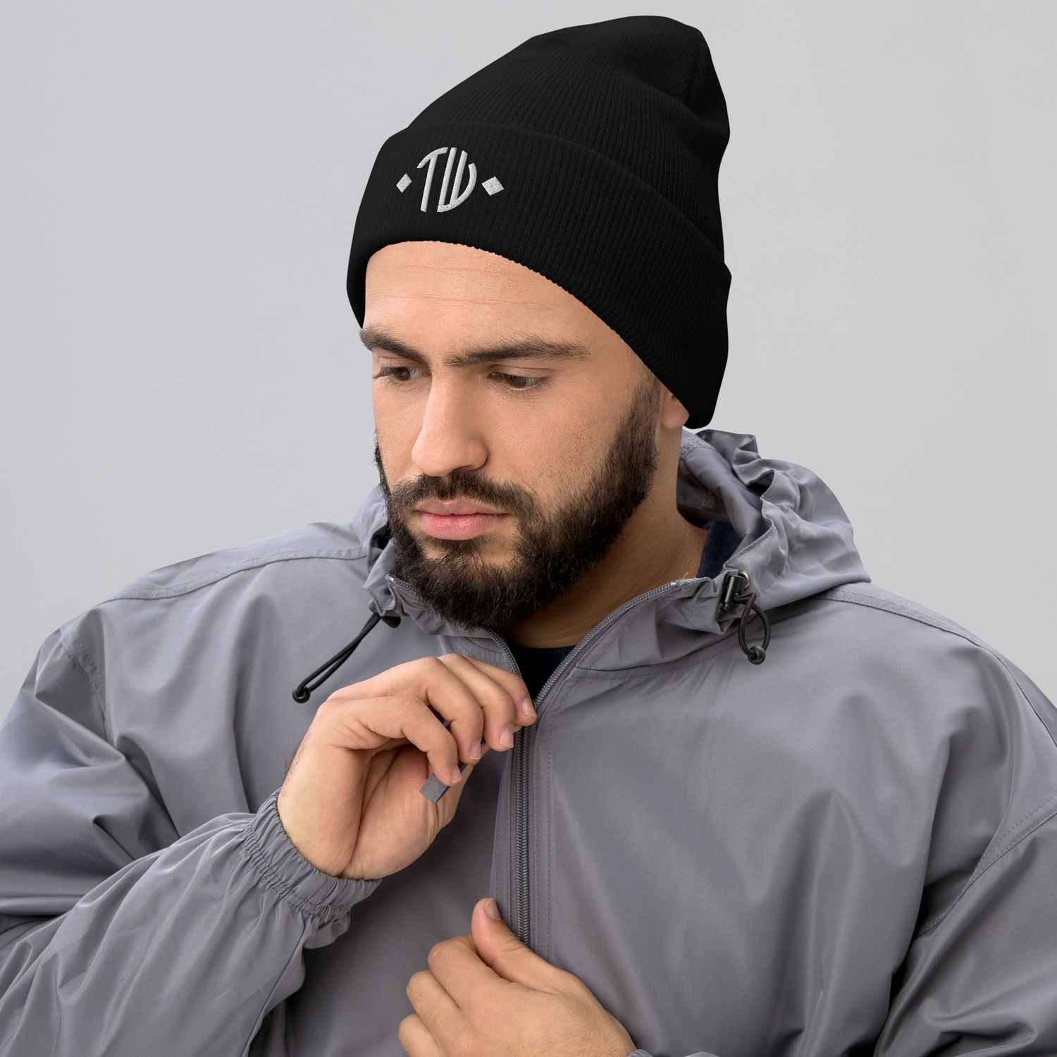 Umgeschlagene Beanie