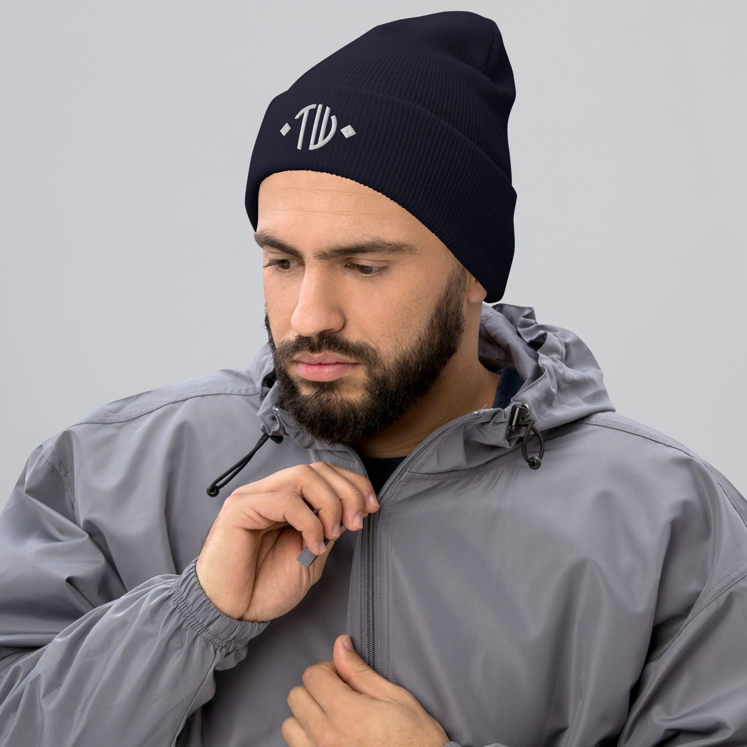 Umgeschlagene Beanie