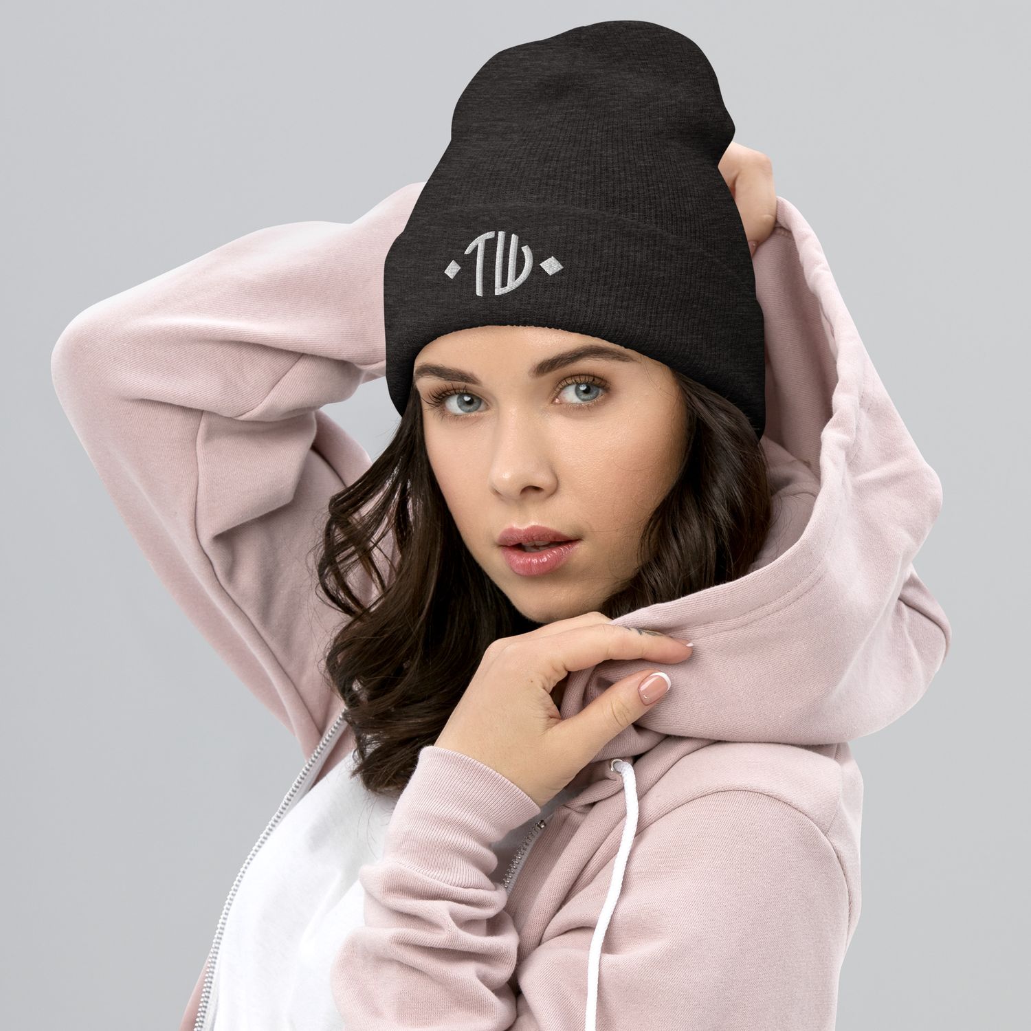 Umgeschlagene Beanie