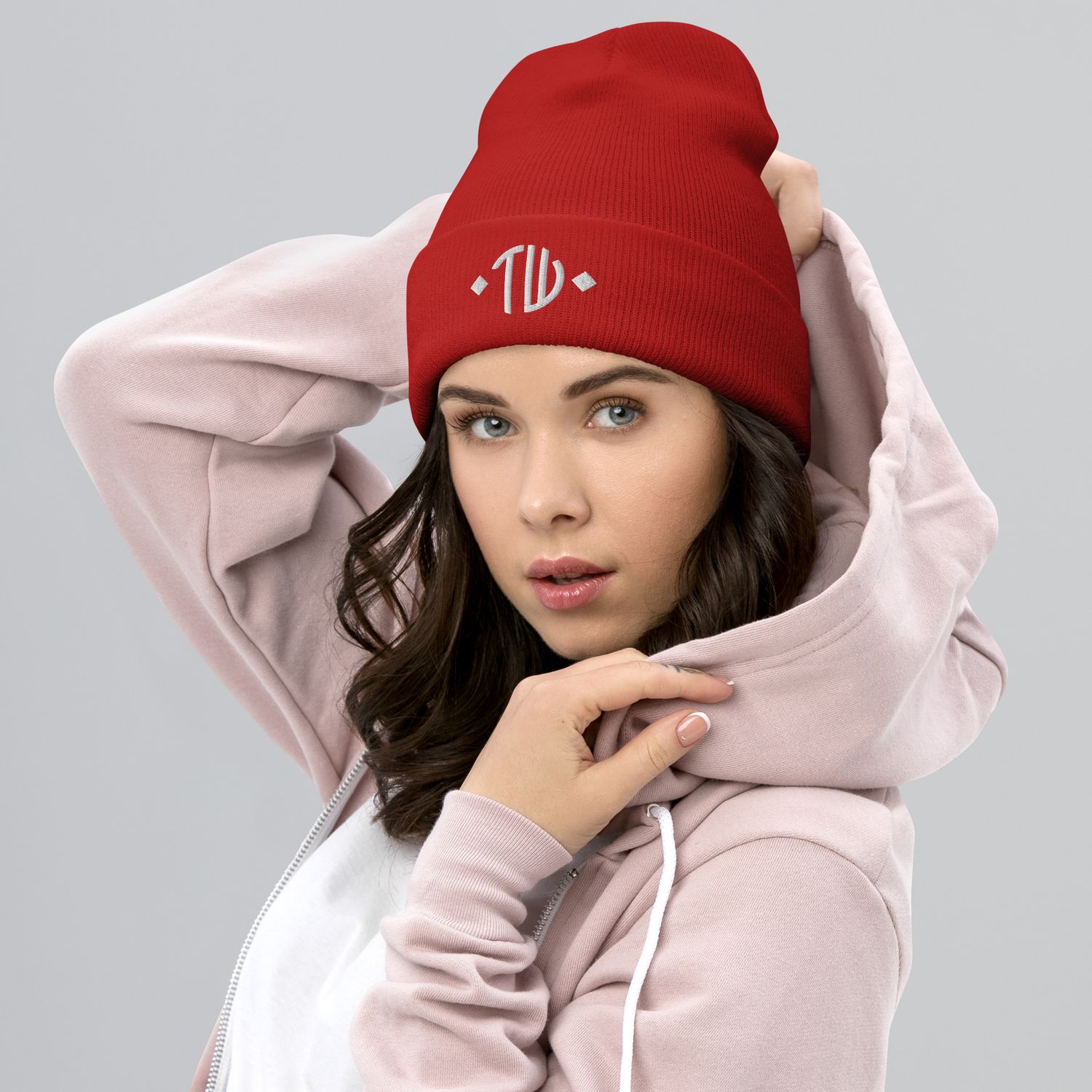 Umgeschlagene Beanie