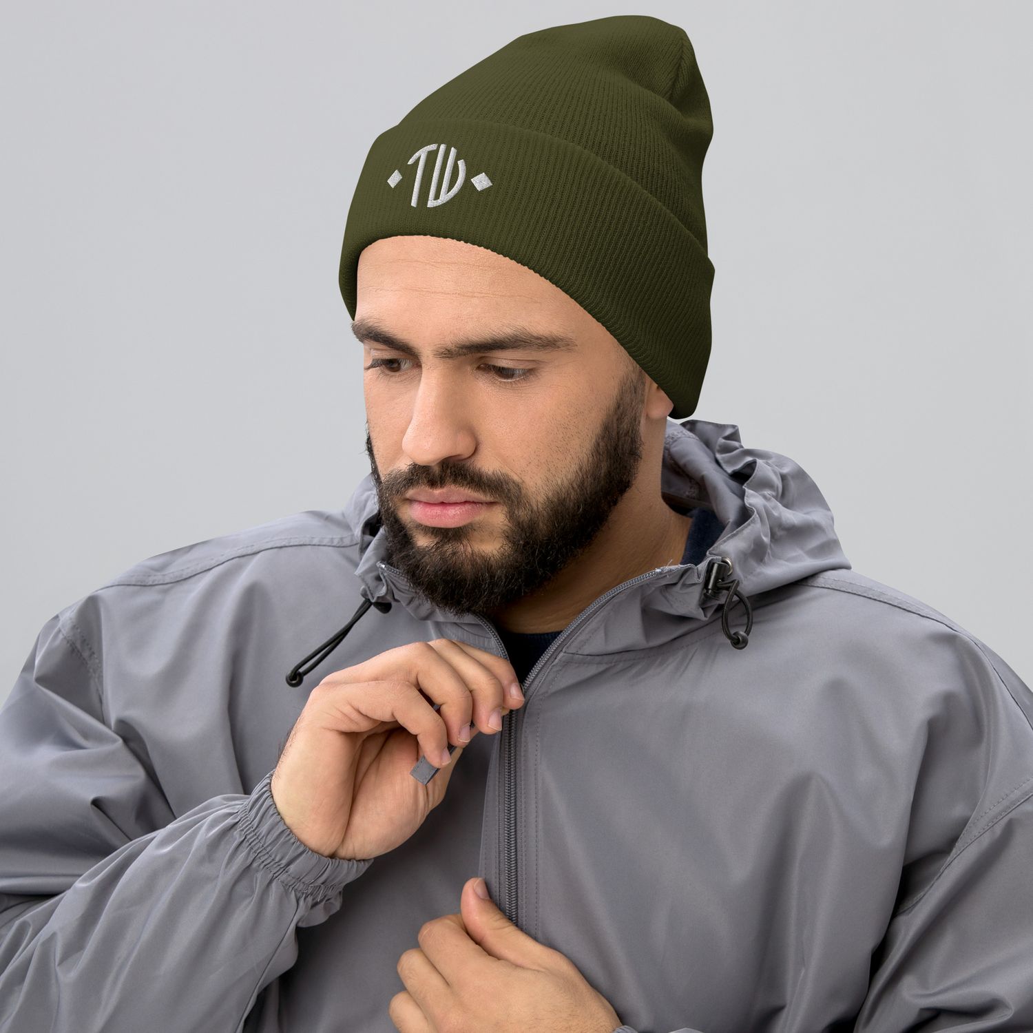 Umgeschlagene Beanie