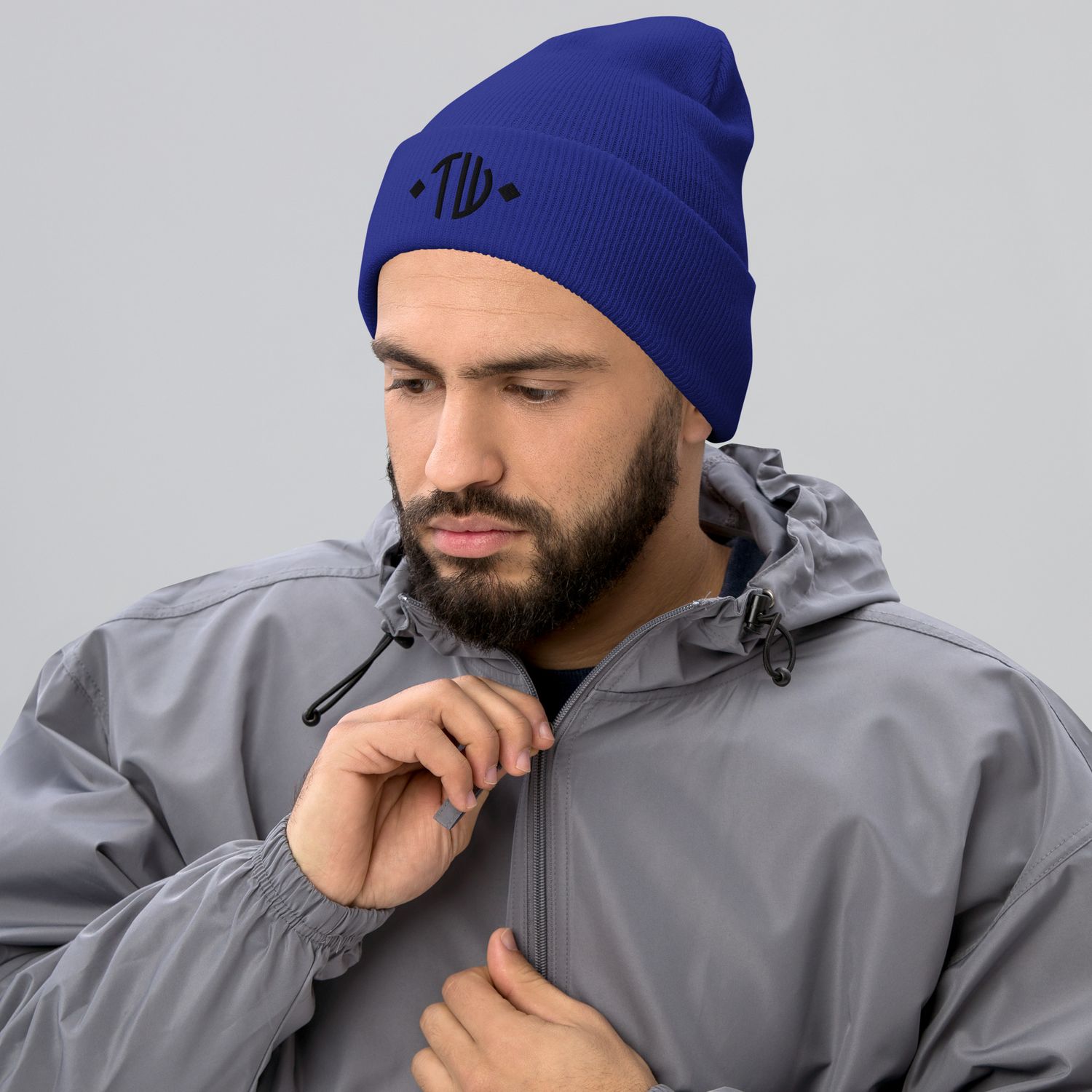 Umgeschlagene Beanie