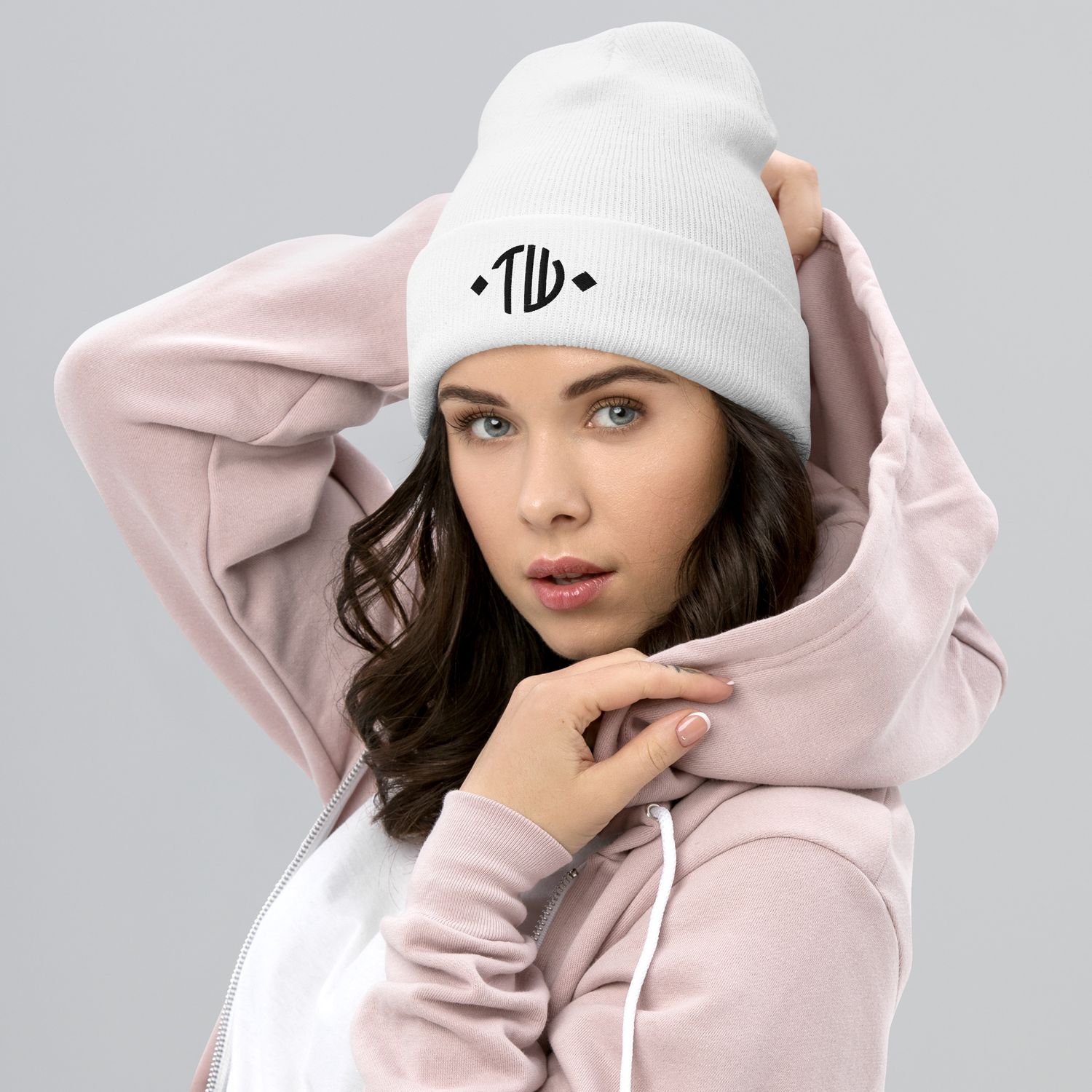 Umgeschlagene Beanie