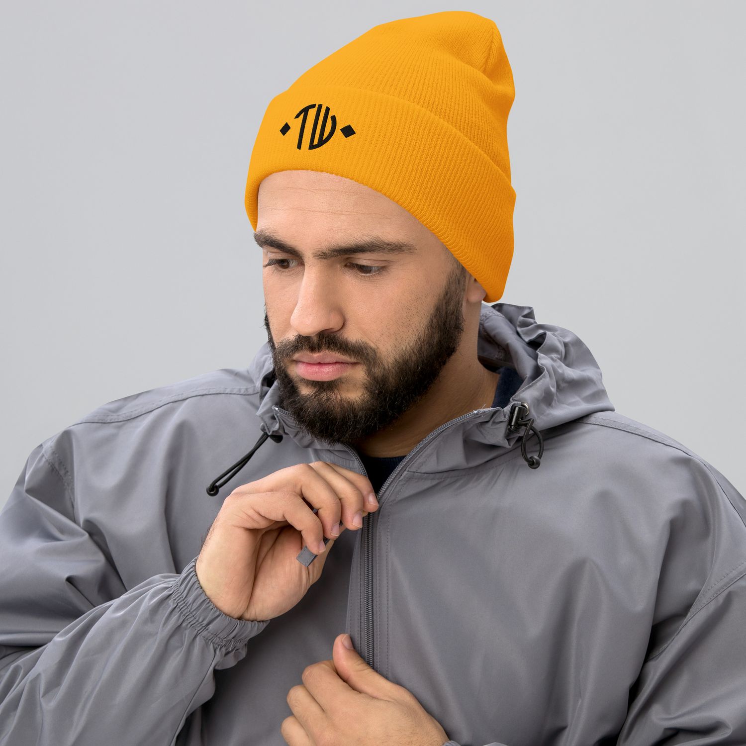 Umgeschlagene Beanie