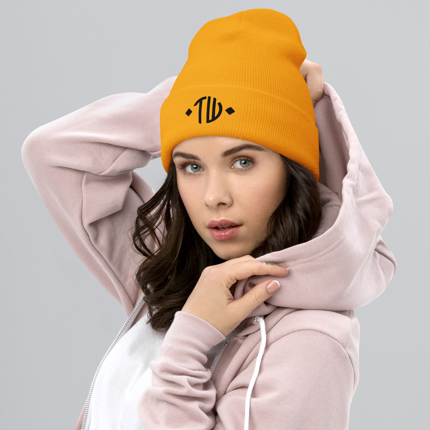 Umgeschlagene Beanie