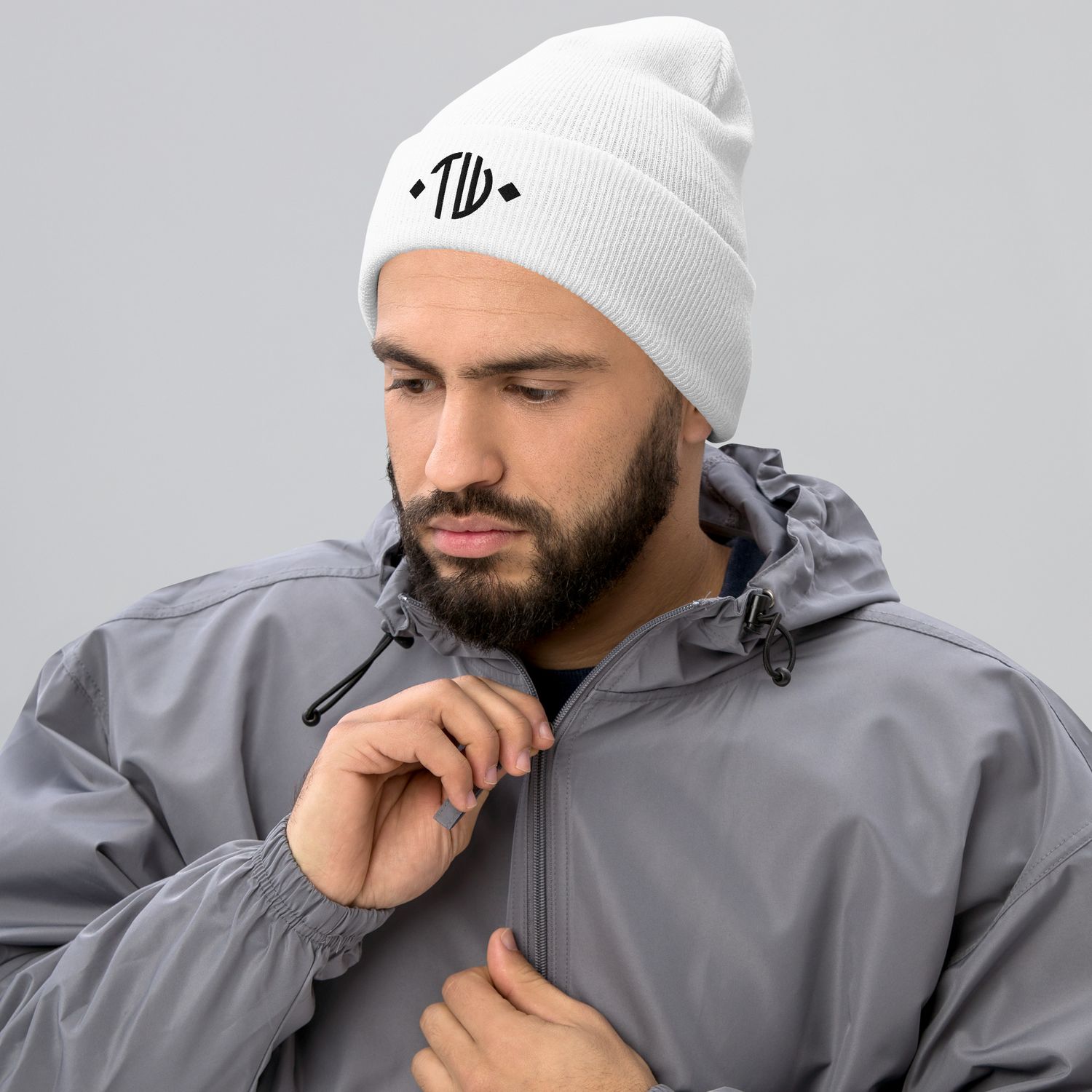 Umgeschlagene Beanie