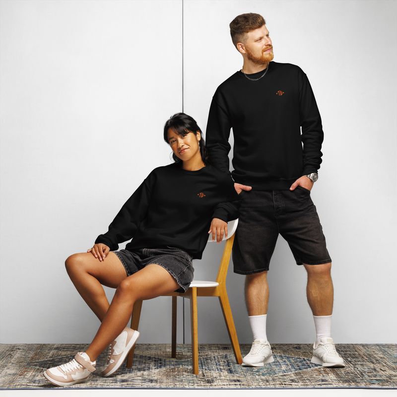 Hochwertiger Unisex Pullover mit Rundhalsausschnitt