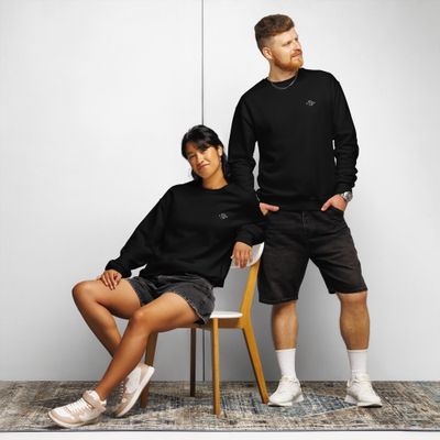 Hochwertiger Unisex Pullover mit Rundhalsausschnitt