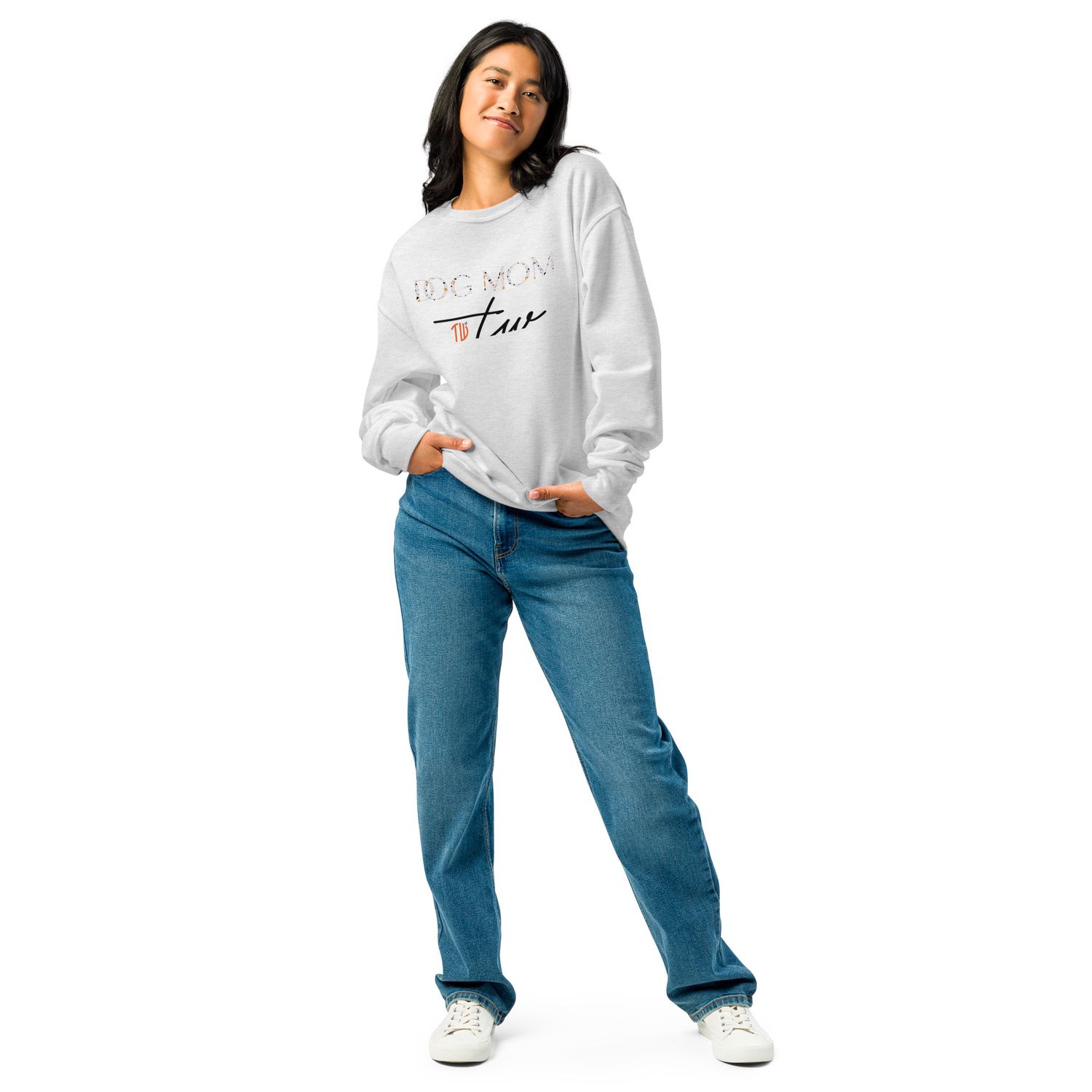Dog Pullover mit Rundhalsausschnitt