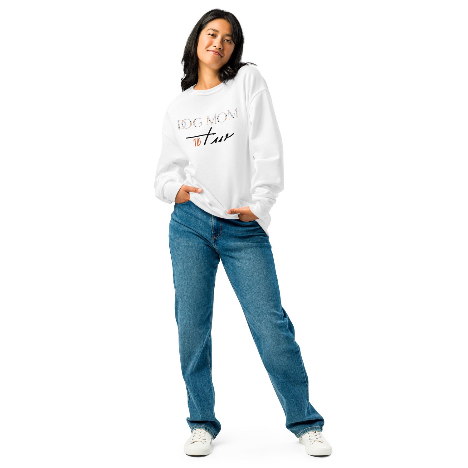 Dog Pullover mit Rundhalsausschnitt