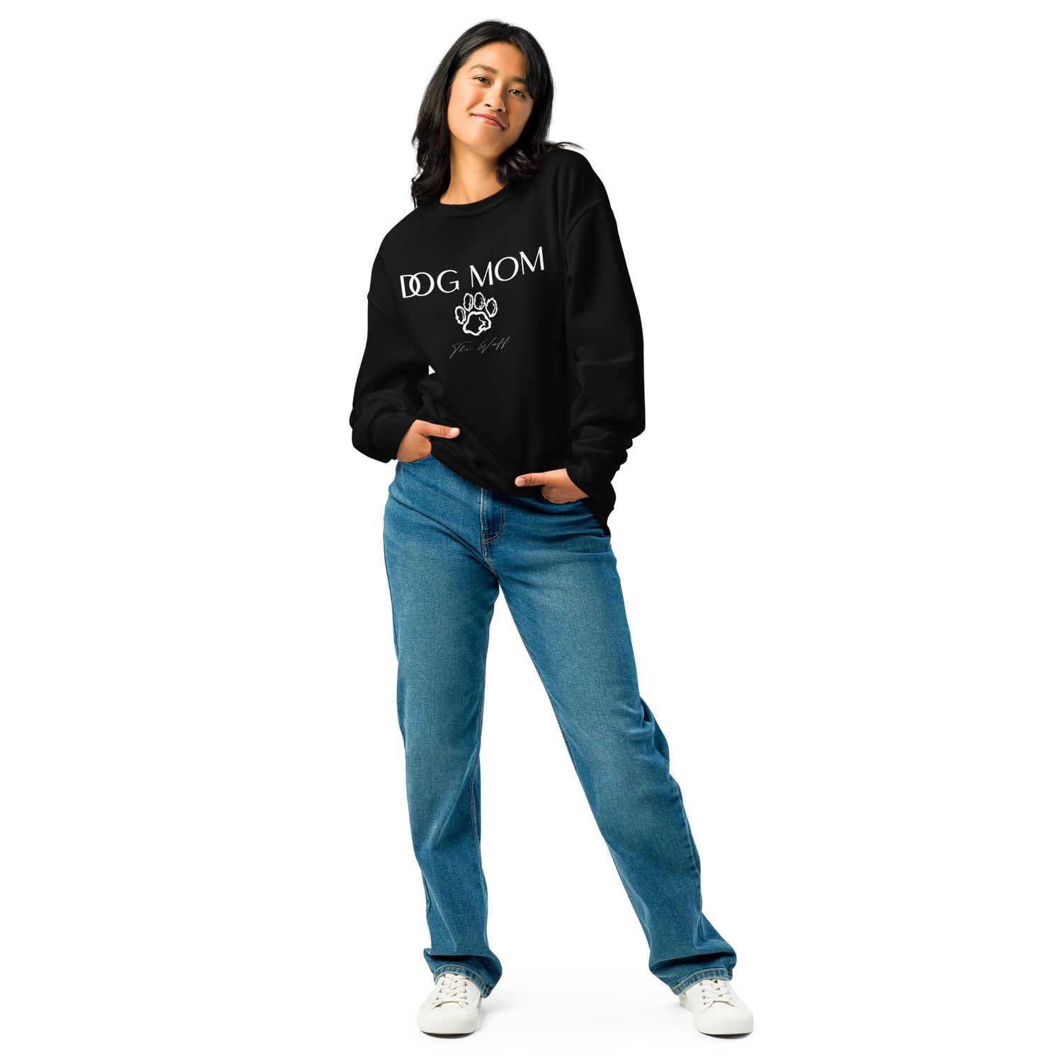 Dog Pullover mit Rundhalsausschnitt