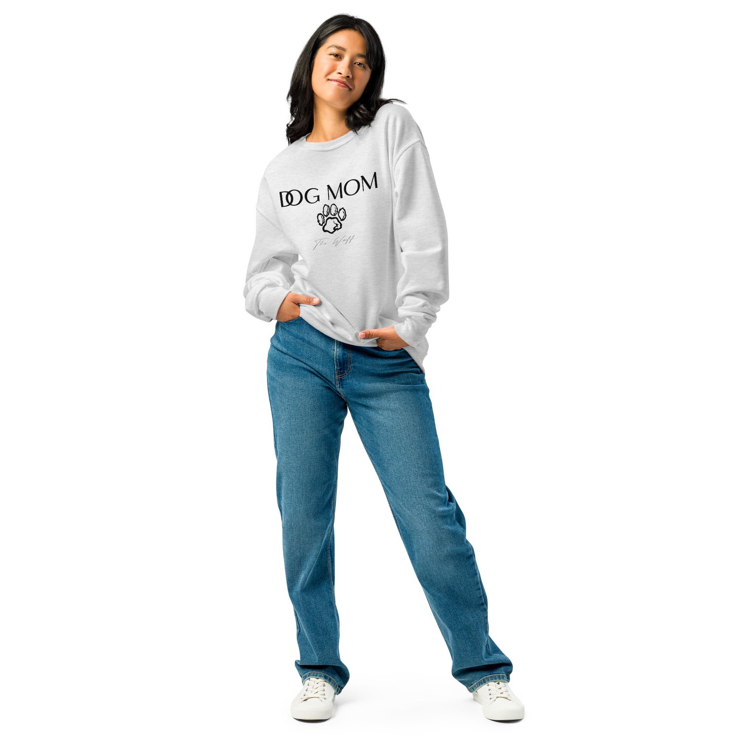 Dog Pullover mit Rundhalsausschnitt