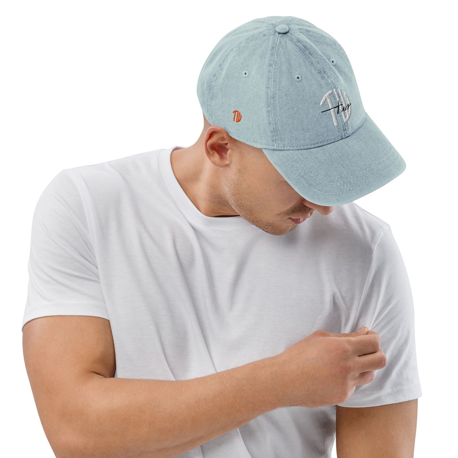 Denim-Look Cap