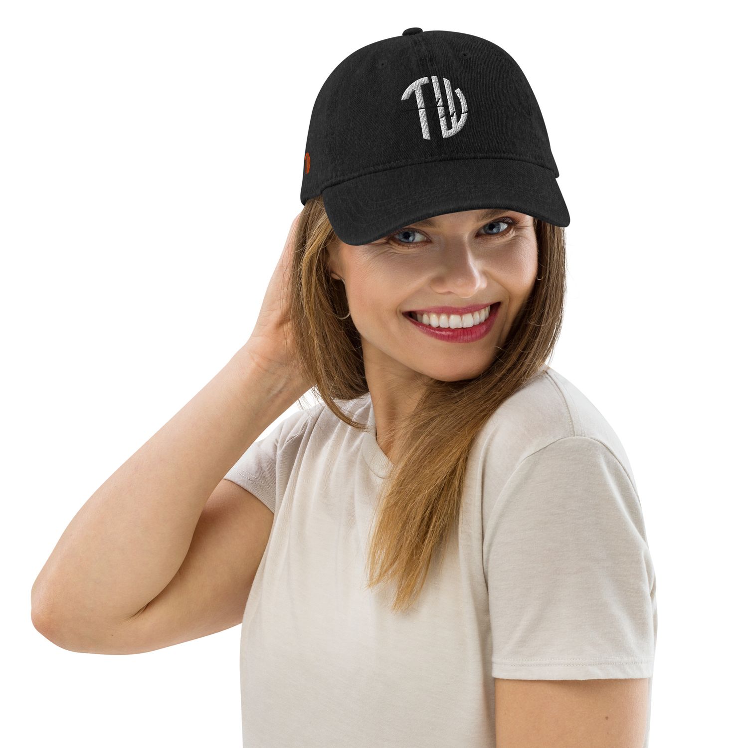 Denim-Look Cap