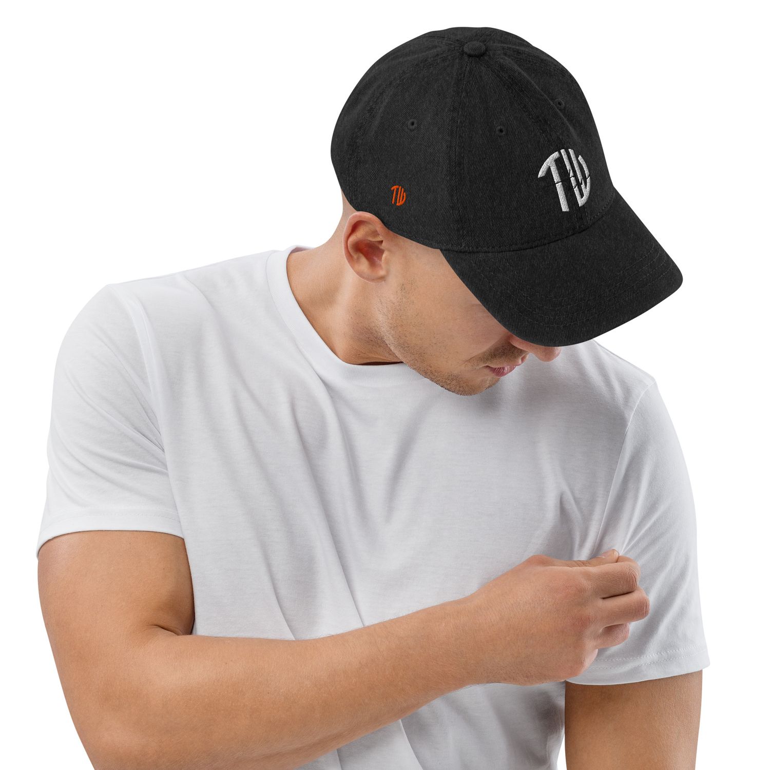 Denim-Look Cap