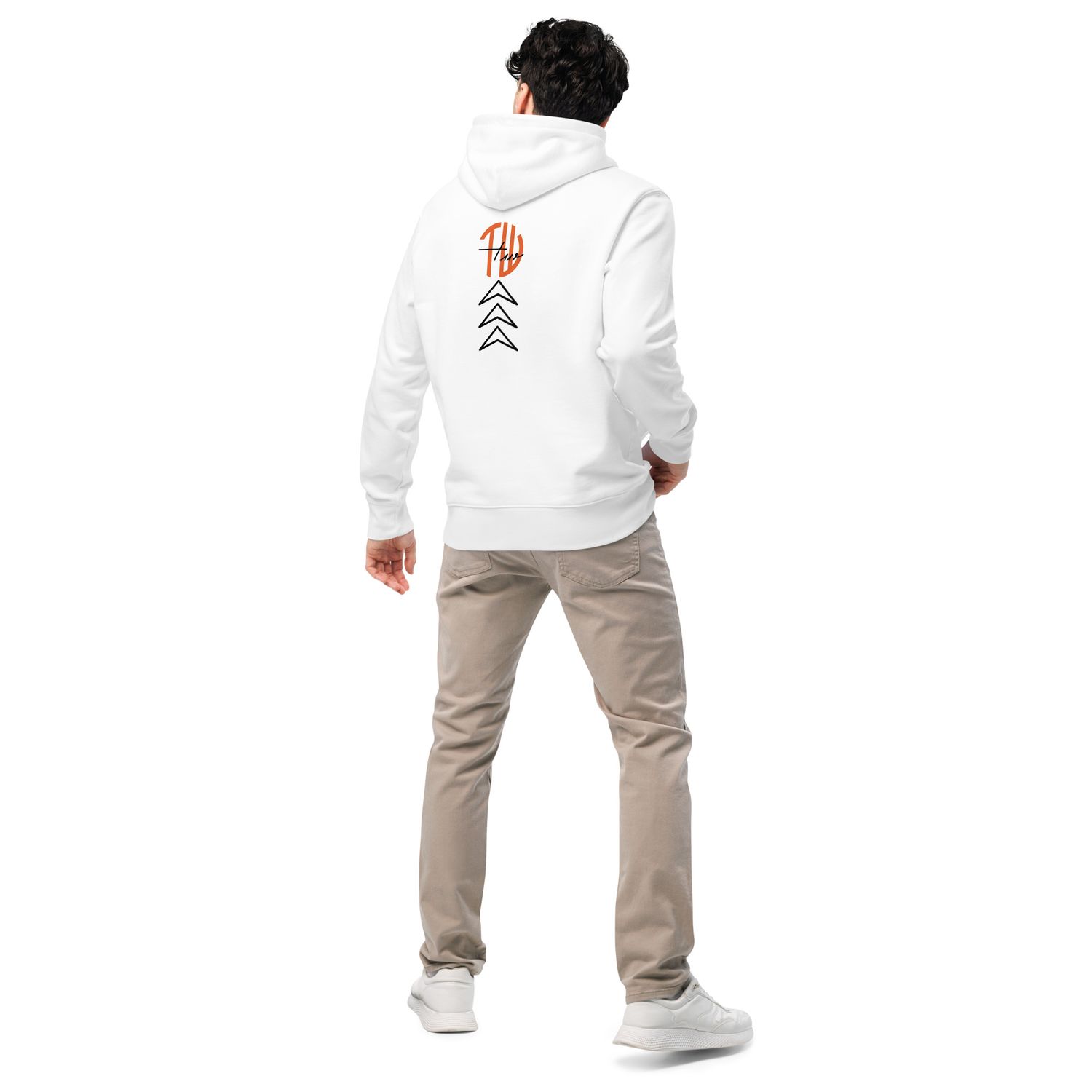 Unisex Bio-Hoodie|Orange Power s2
