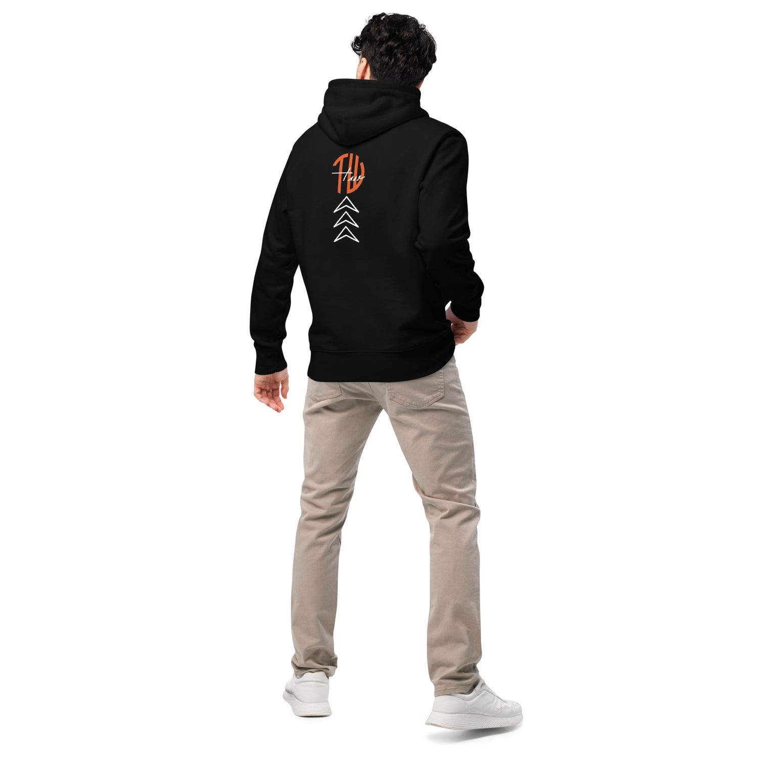 Unisex Bio-Hoodie|Orange Power s1