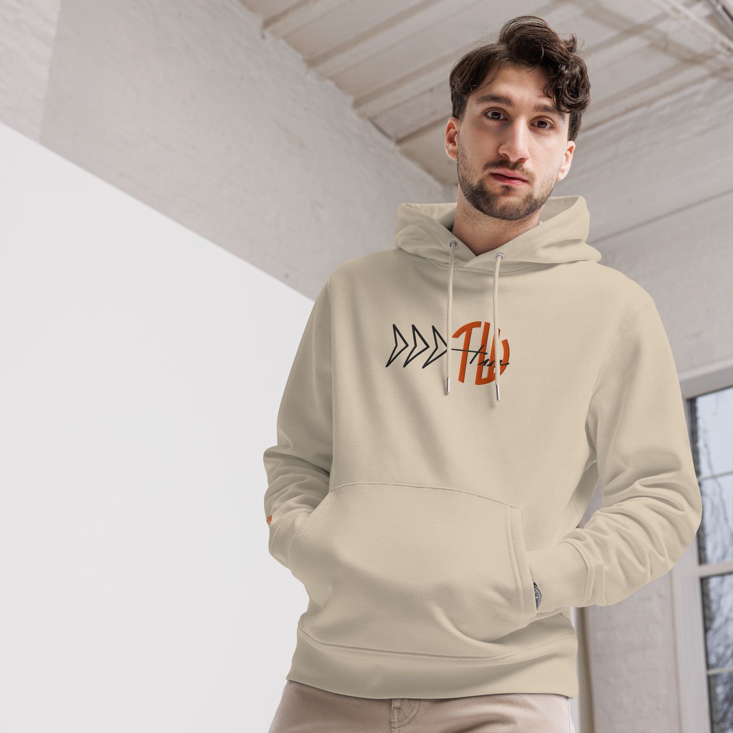 Unisex Bio-Hoodie|Orange Power s2