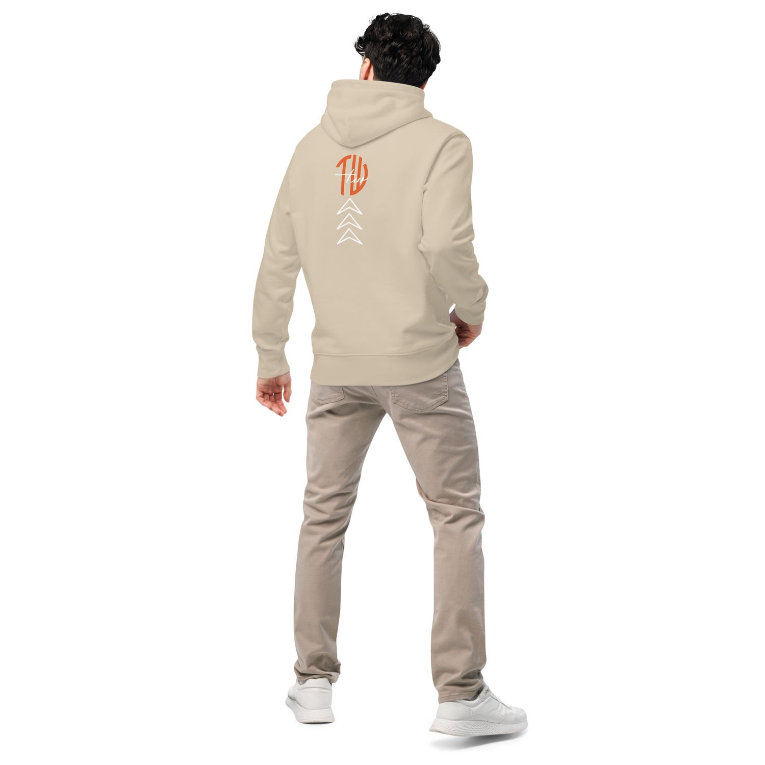 Unisex Bio-Hoodie|Orange Power s1