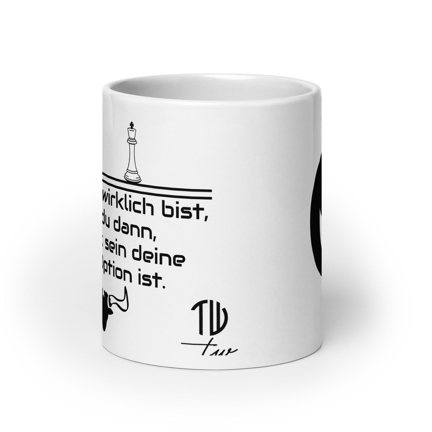Die Tasse der inneren Stärke.