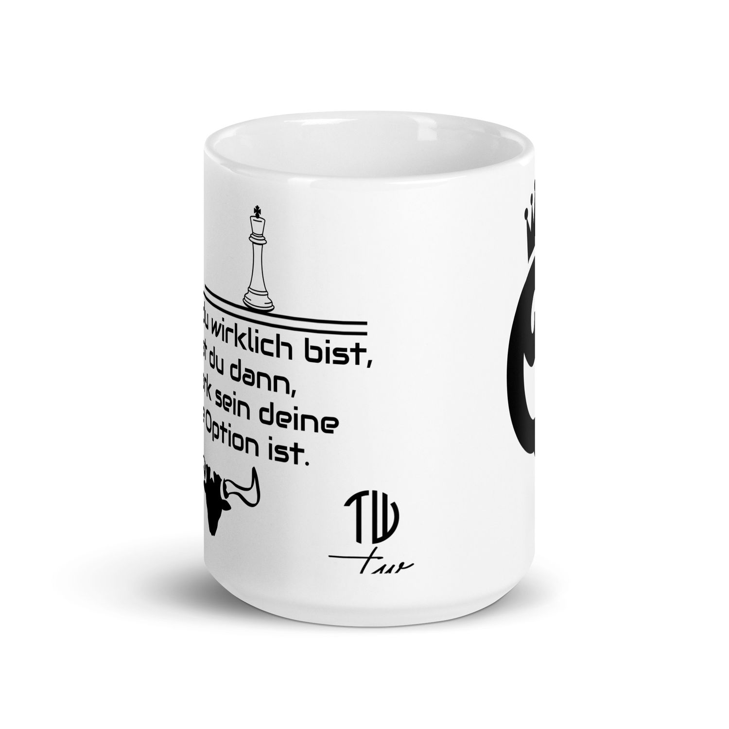 Die Tasse der inneren Stärke.