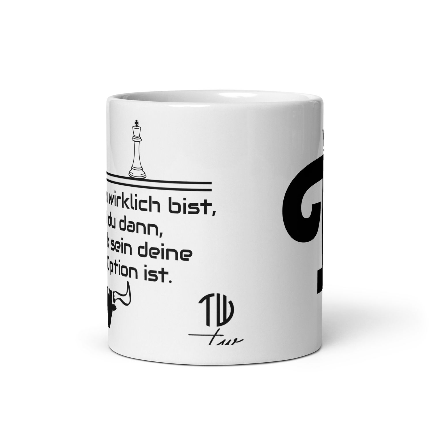 Die Tasse der inneren Stärke.