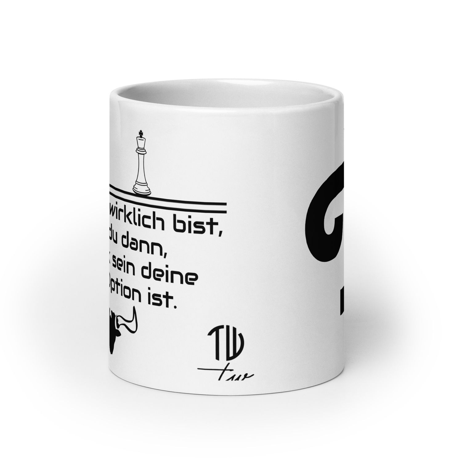 Die Tasse der inneren Stärke.