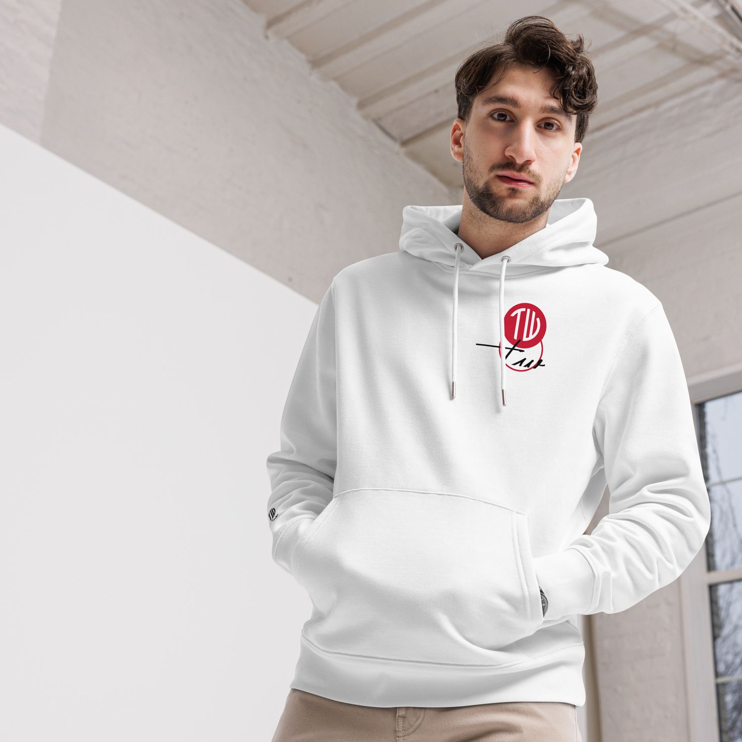 Unisex Bio-Hoodie|Red-Point x1