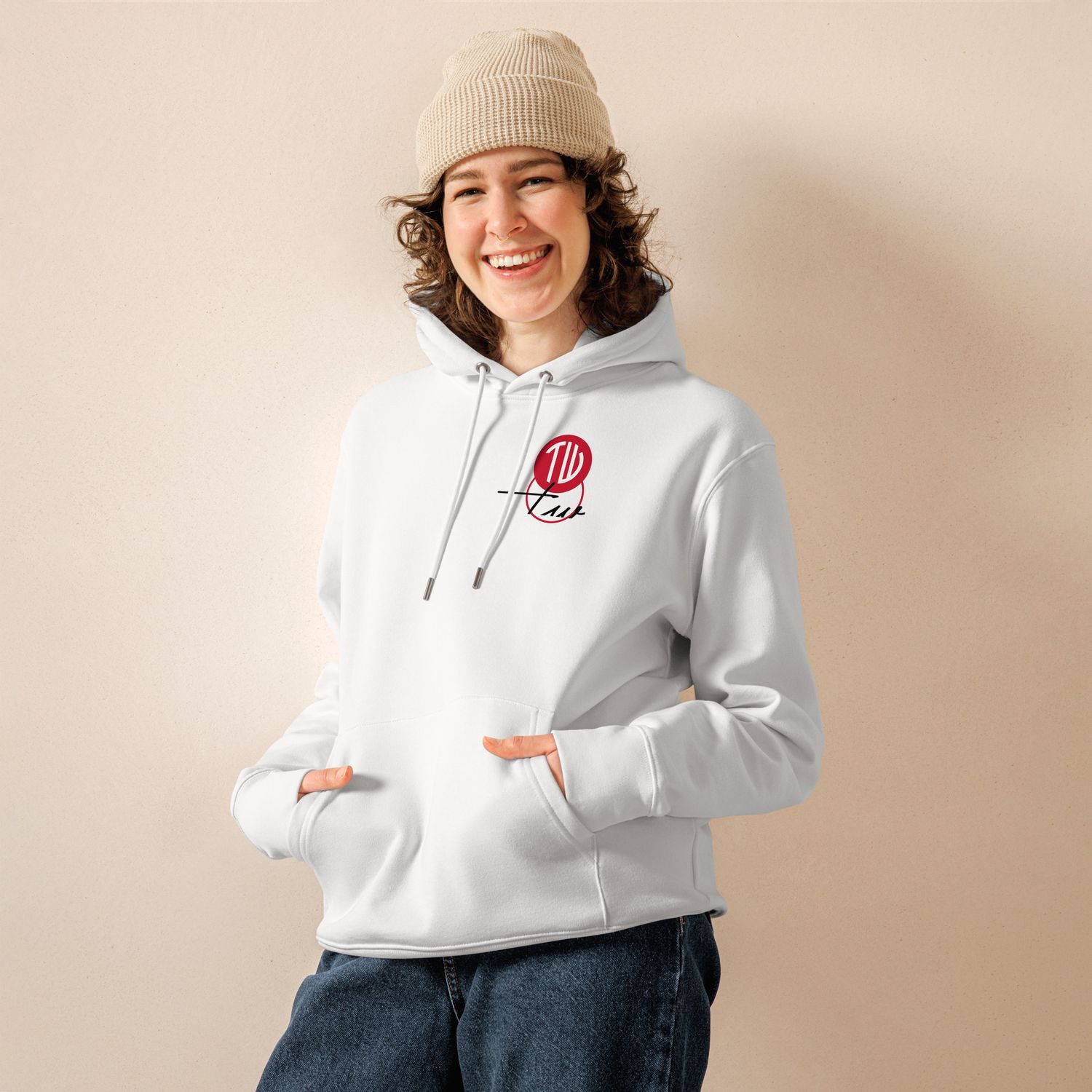 Unisex Bio-Hoodie|Red-Point x1