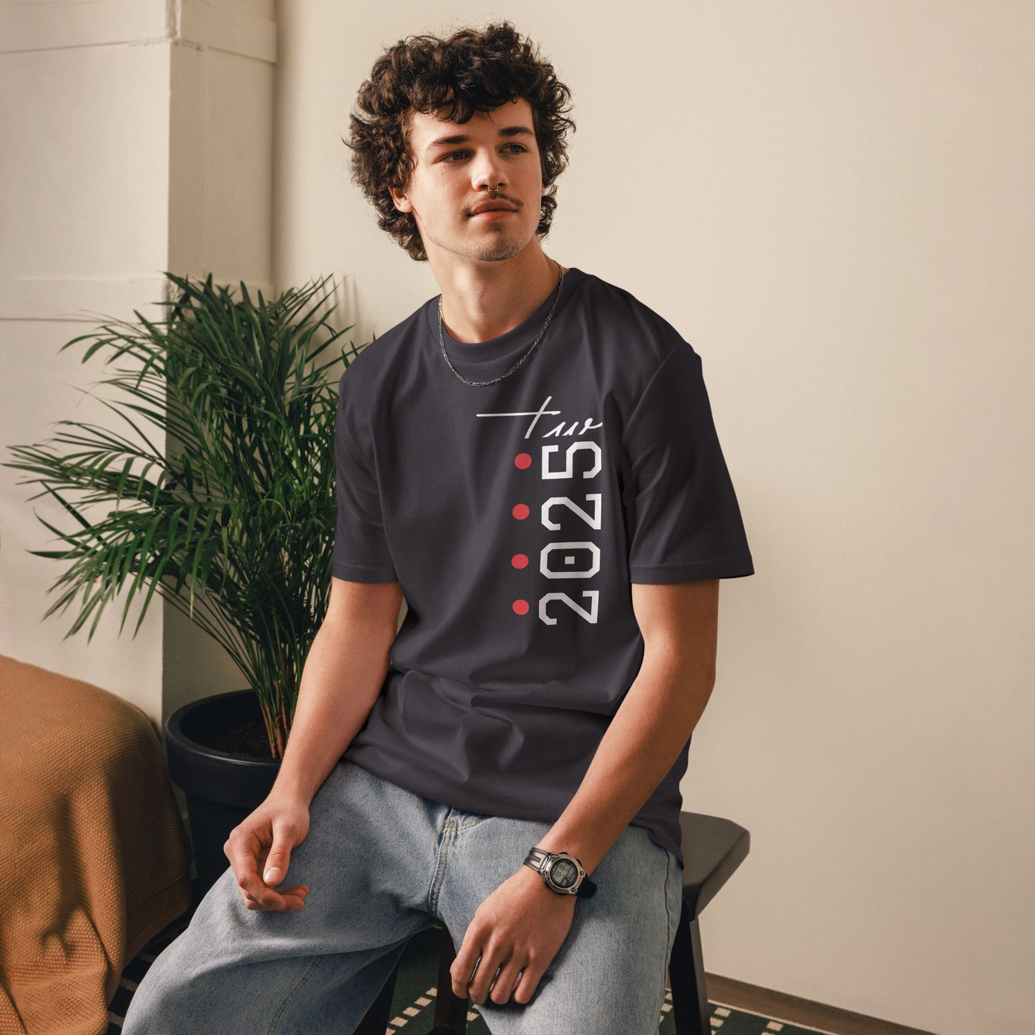 THE WUFF® Unisex White Impulse 20/25 T-Shirt