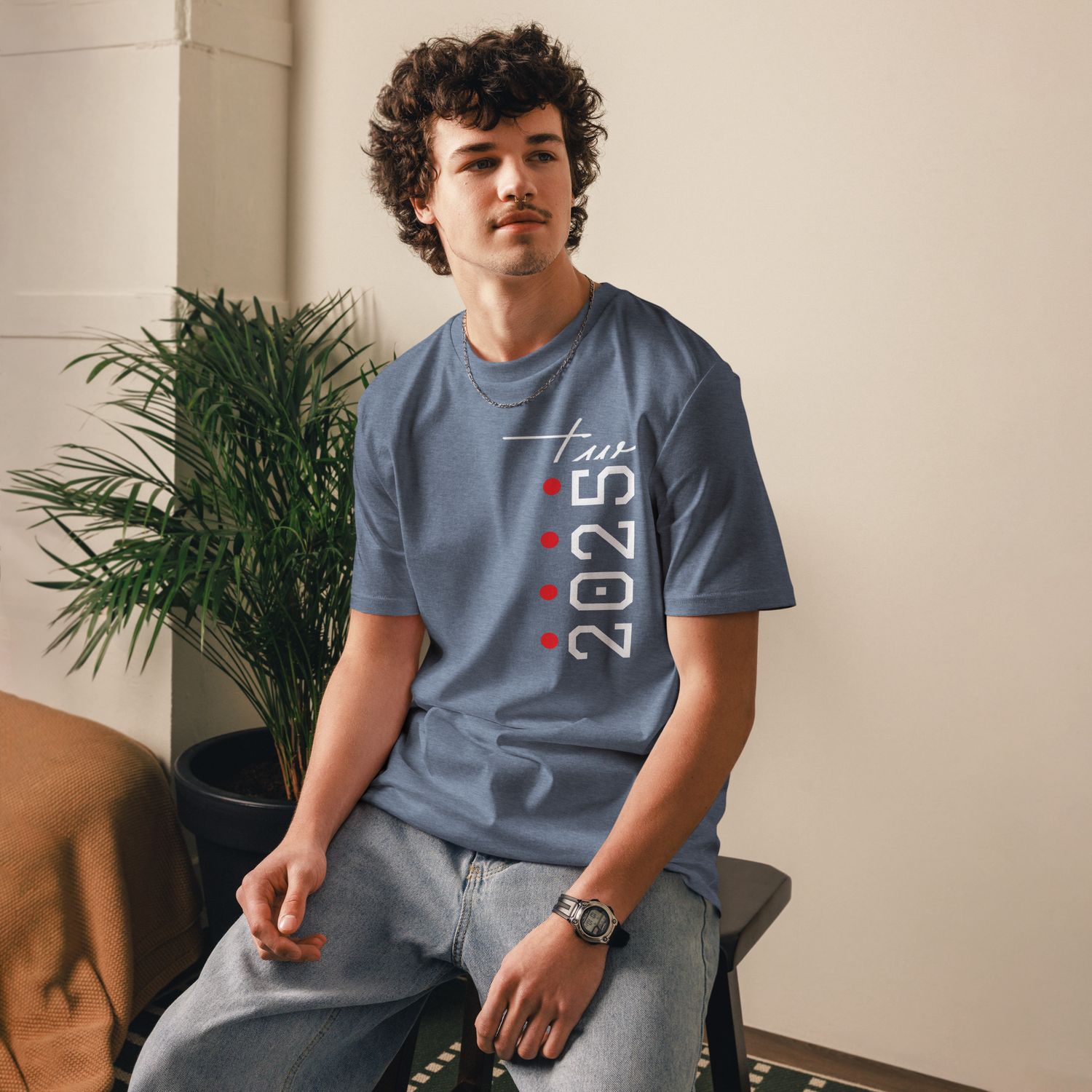 THE WUFF® Unisex White Impulse 20/25 T-Shirt