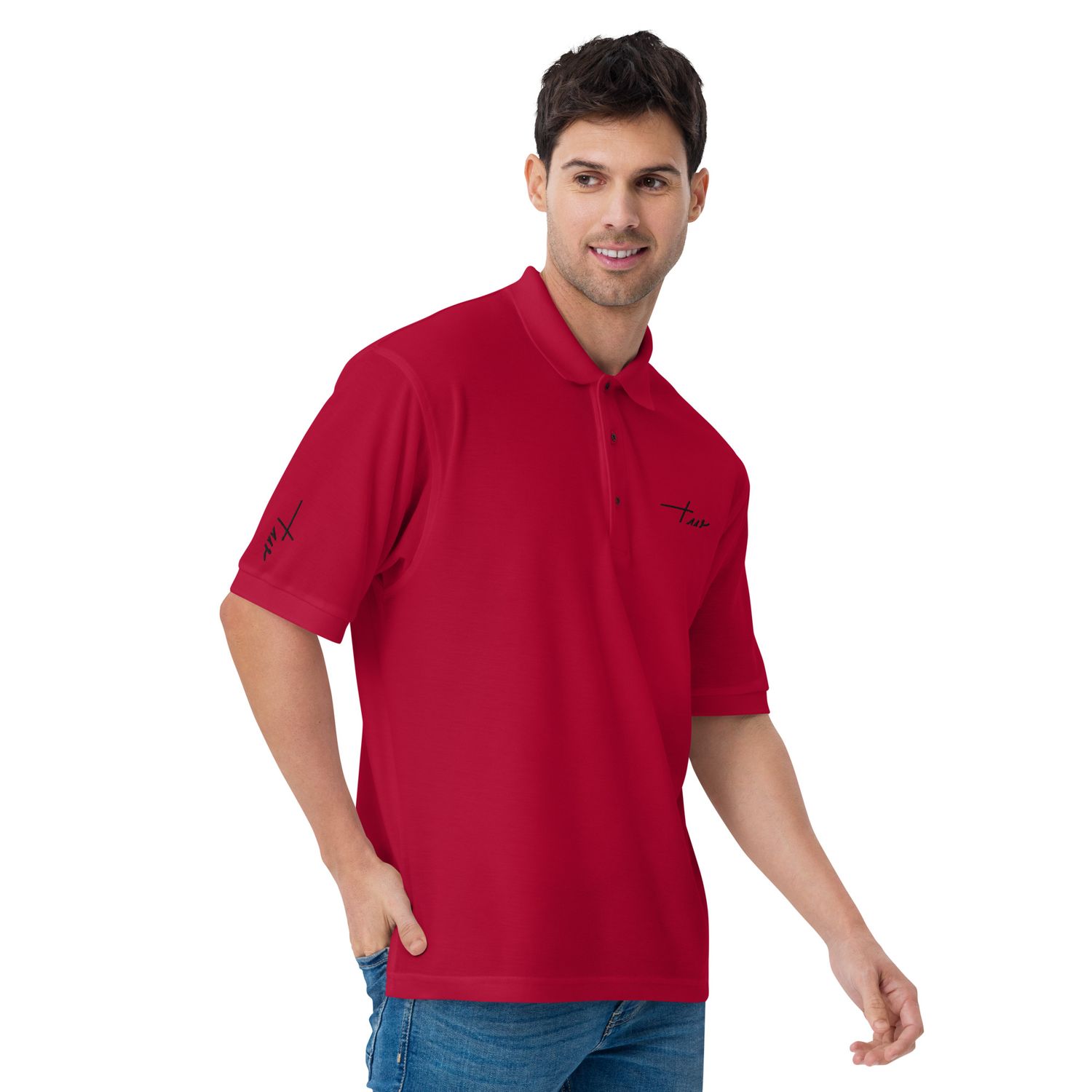 Besticktes Herren-Poloshirt