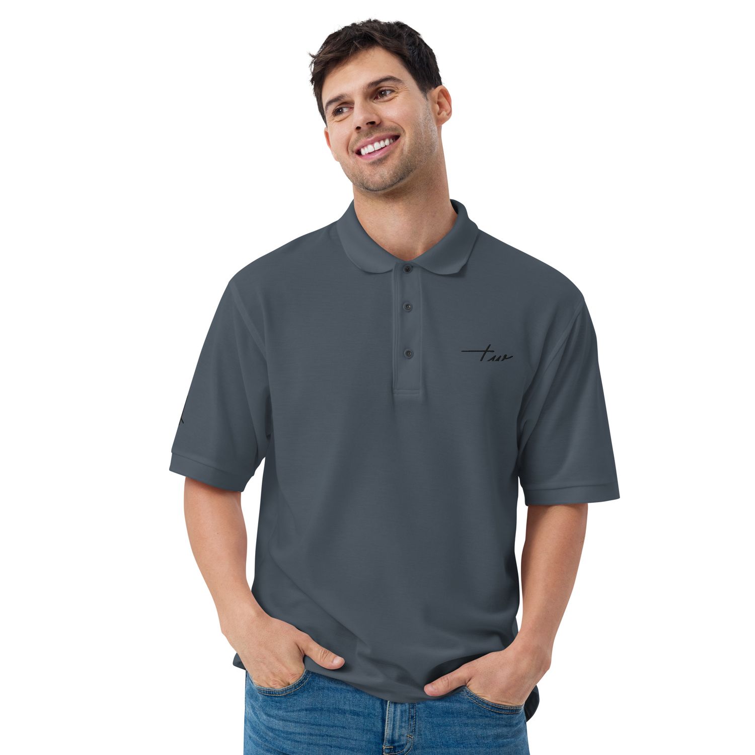 Besticktes Herren-Poloshirt