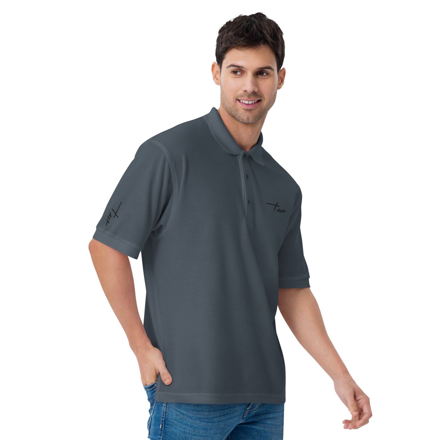 Besticktes Herren-Poloshirt