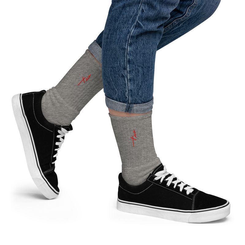 Bestickte Socken