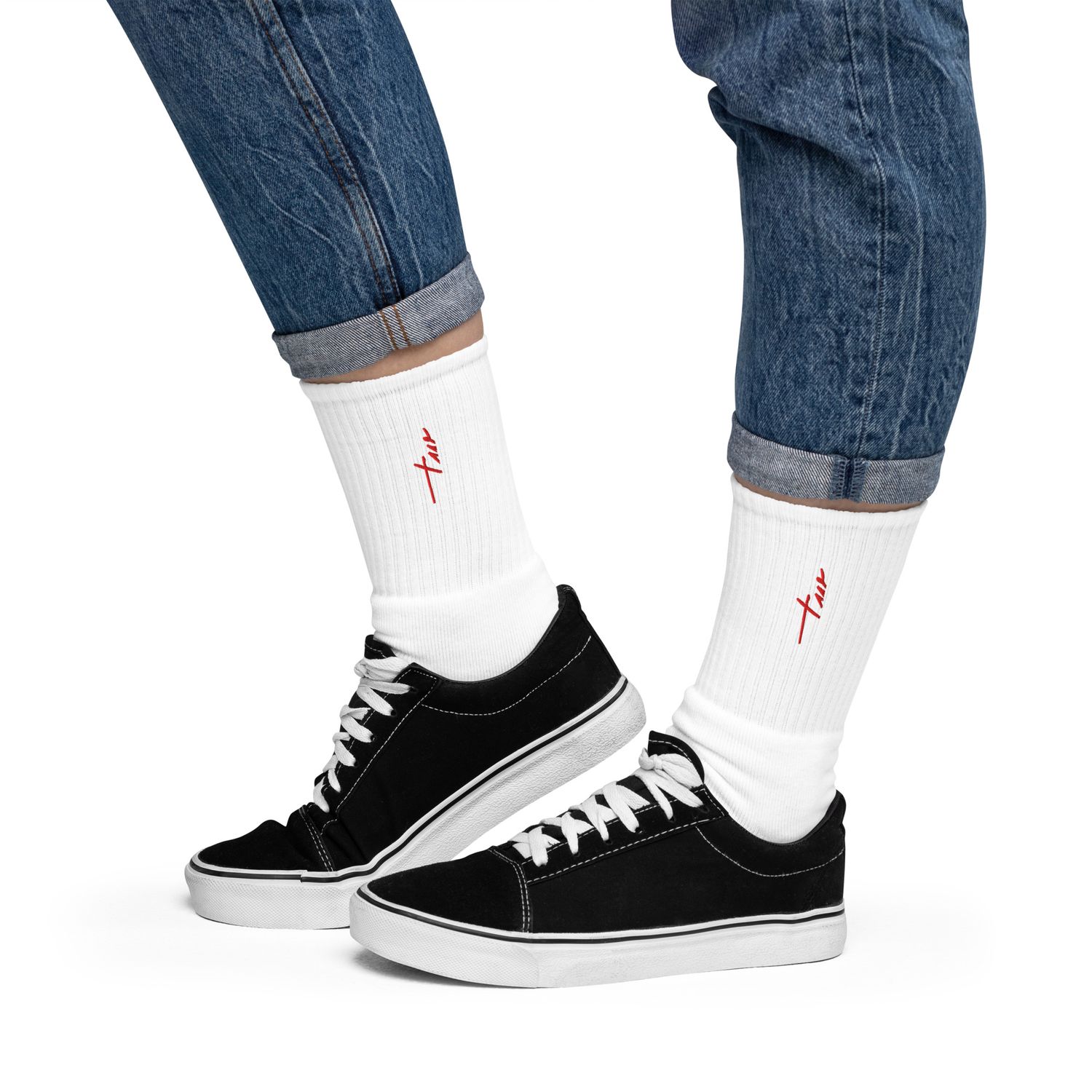 Bestickte Socken
