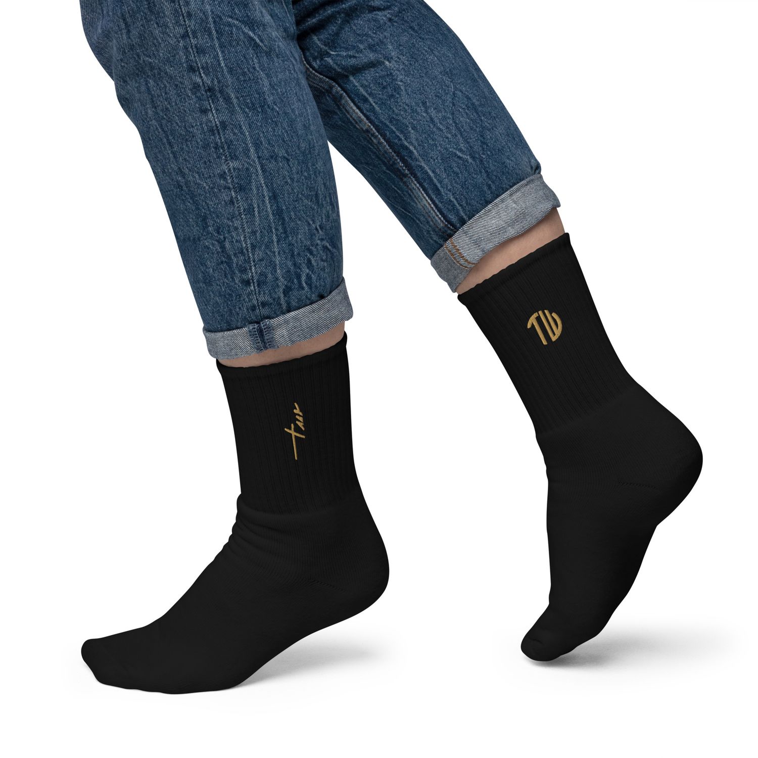 Eterna Noir - Bestickte Socken