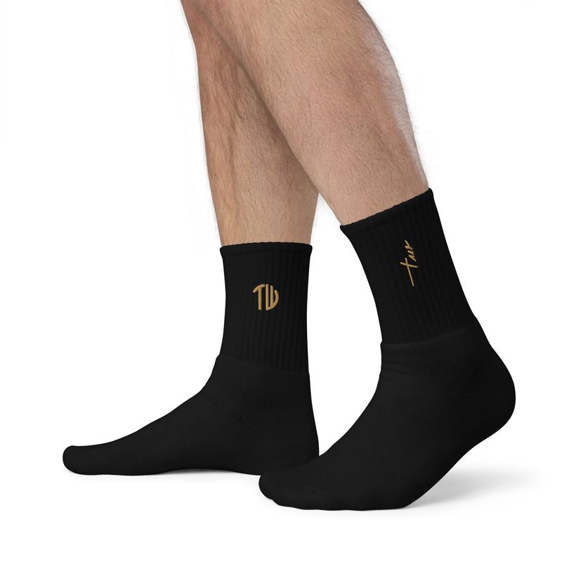 Eterna Noir - Bestickte Socken