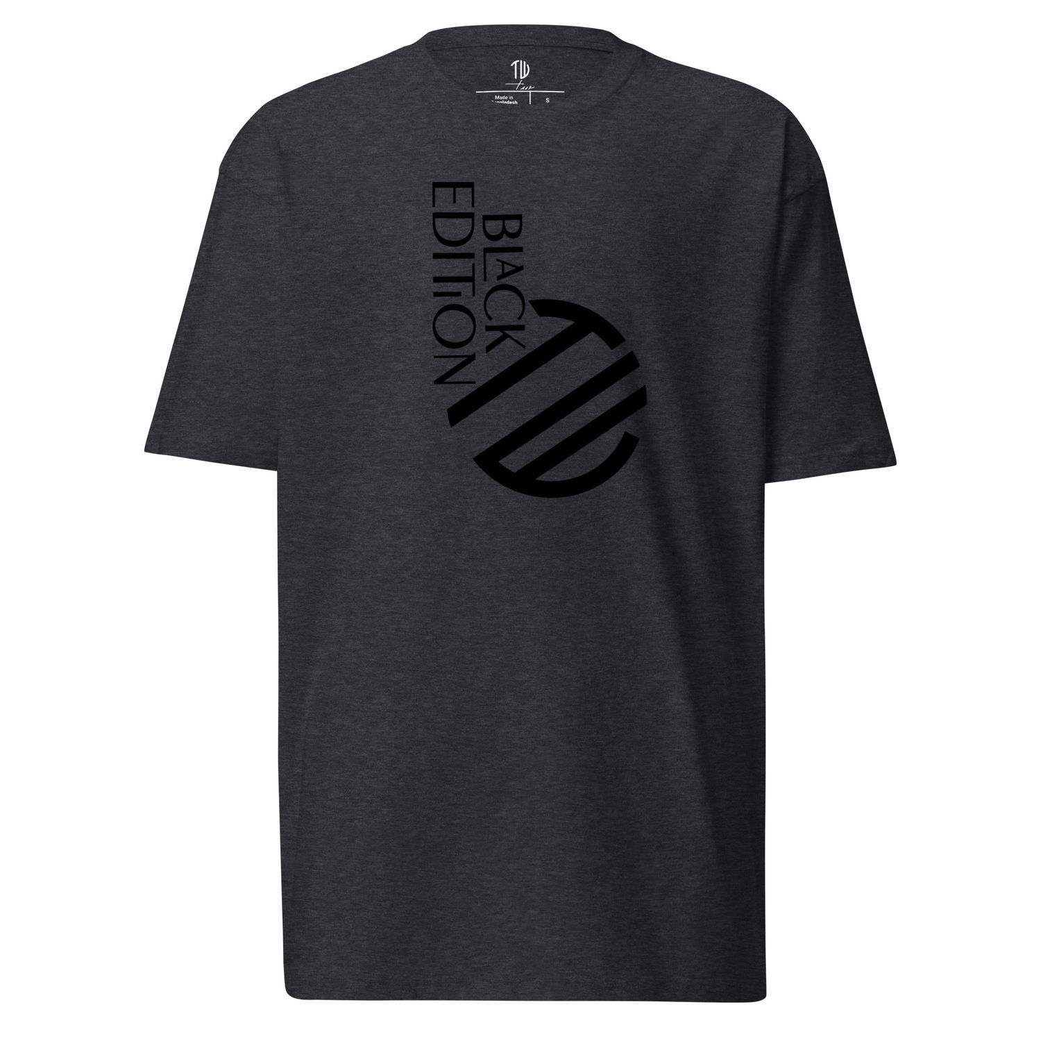 Schweres Premium T-Shirt für Herren Black Edition