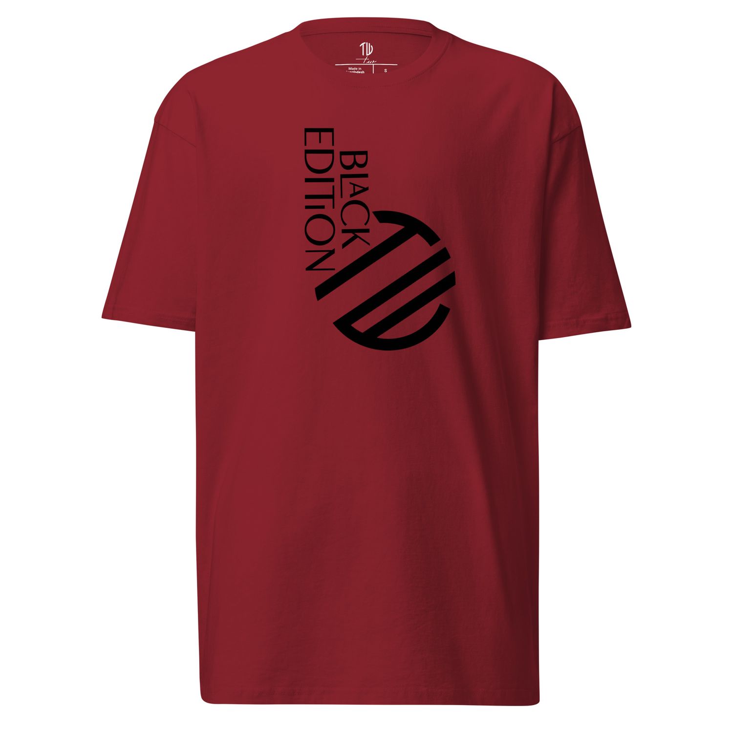 Schweres Premium T-Shirt für Herren Black Edition