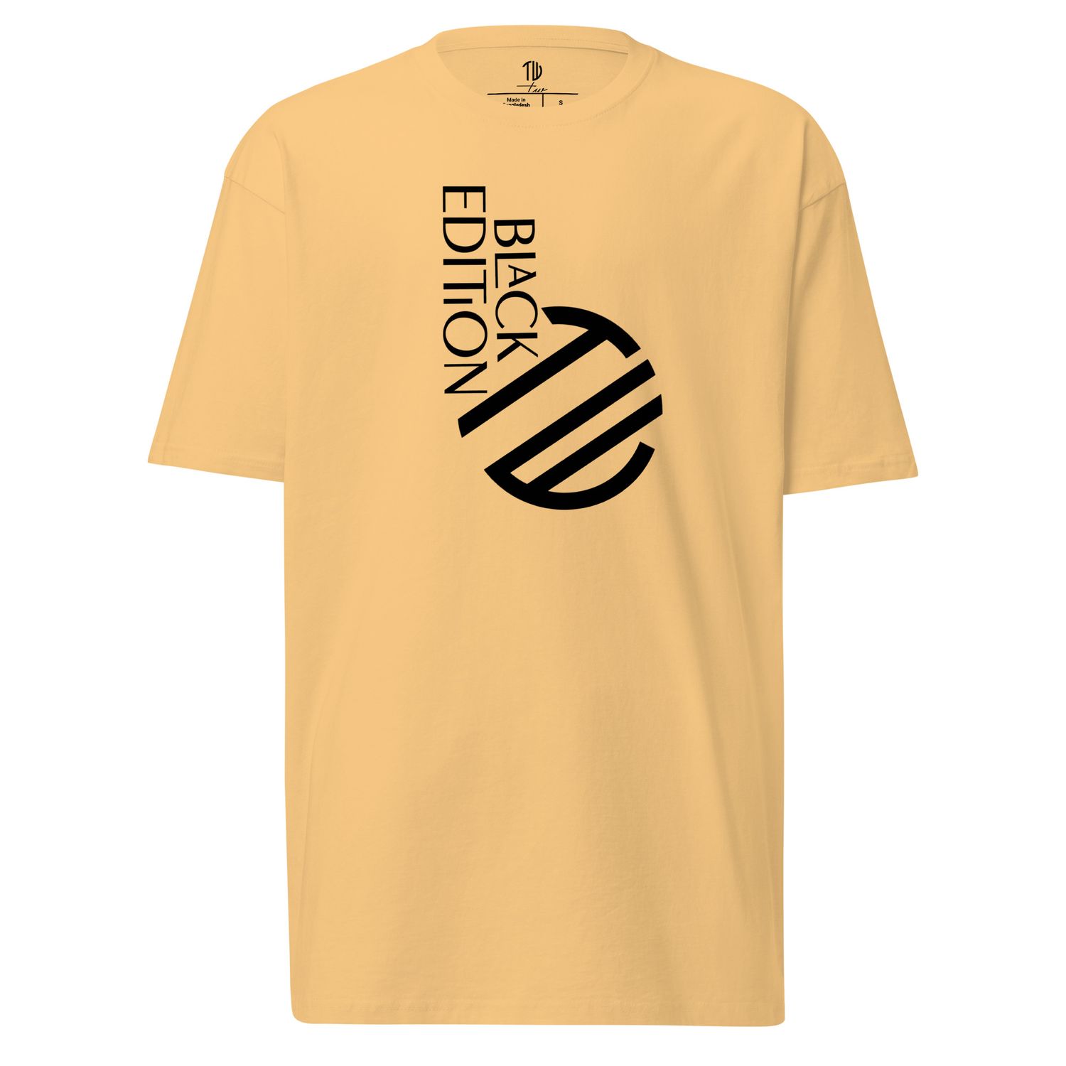 Schweres Premium T-Shirt für Herren Black Edition