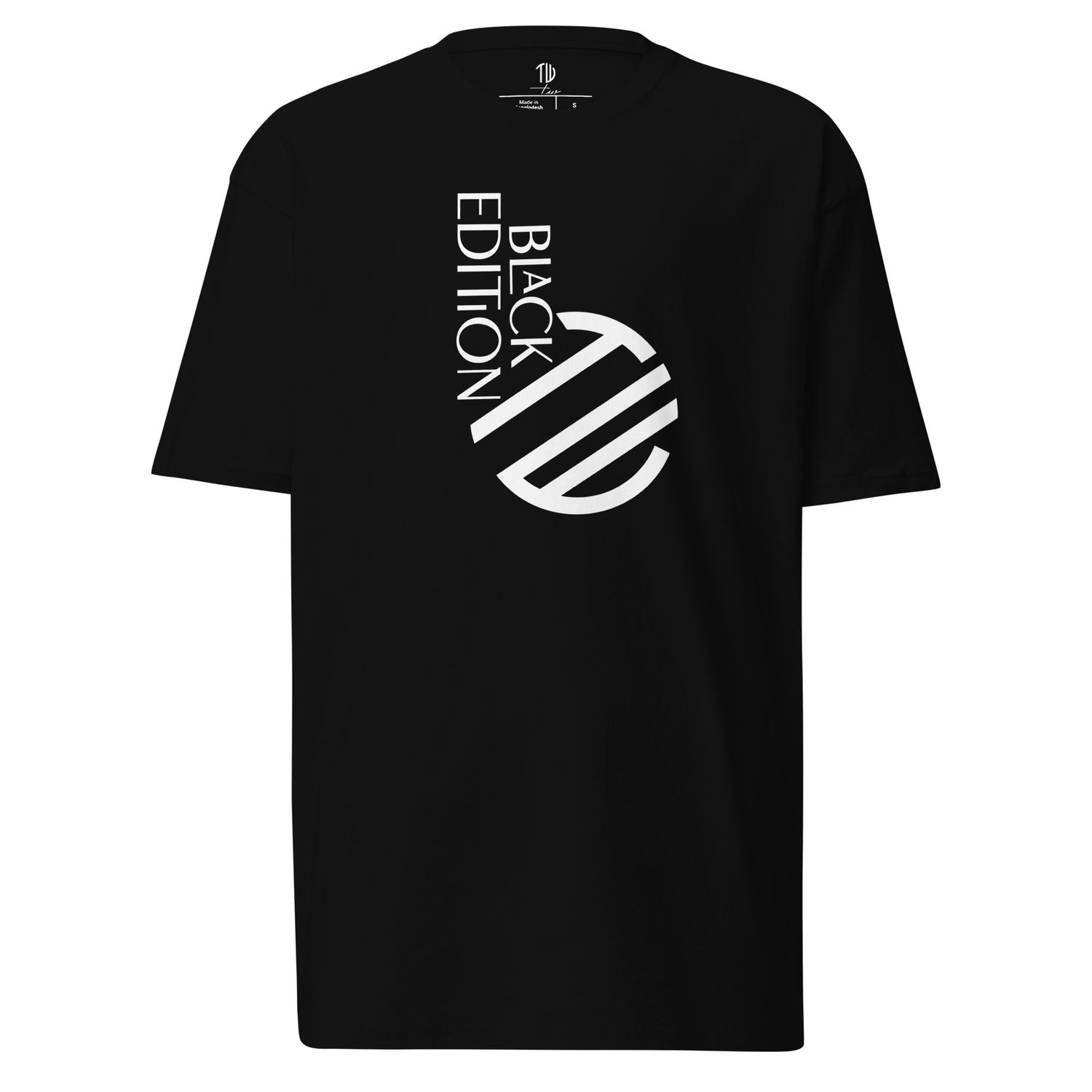 Schweres Premium T-Shirt für Herren Black Edition