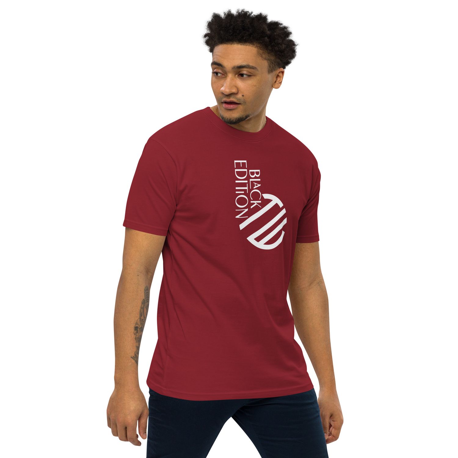 Schweres Premium T-Shirt für Herren Black Edition